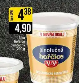 Jip Alba hořčice plnotučná nabídka