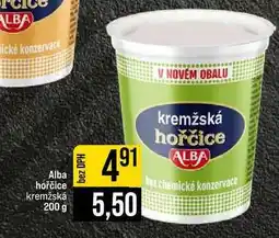 Jip Alba hořčice kremžská nabídka