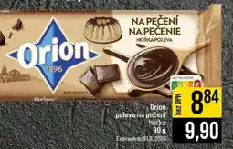 Jip Orion poleva na pečení hořká nabídka