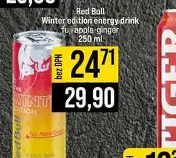 Jip Red Bull Winter edition energy drink fuji apple-ginger nabídka