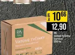 Jip PA vatové tyčinky bambus 200 ks nabídka