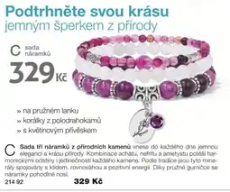 Decodoma Sada tří náramků z přírodních kamenů nabídka