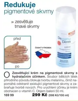 Decodoma Zesvětlující krém na pigmentové skvrny s hydratačním účinkem nabídka