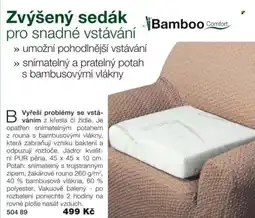 Decodoma Bamboo Comfort zvýšený sedák pro snadné vstávání nabídka