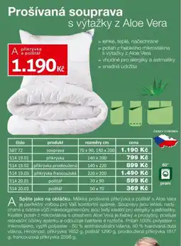 Decodoma Prošívaná souprava s výtažky z Aloe Vera nabídka