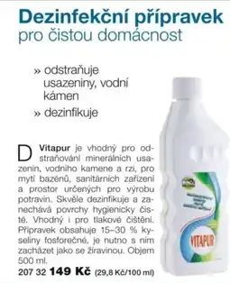 Decodoma Vitapur dezinfekční přípravek nabídka