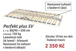 Nábytkáři Čech a Moravy Perfekt plus 5V nabídka
