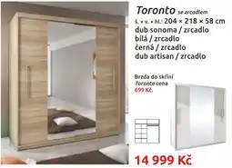 Nábytkáři Čech a Moravy Toronto se zrcadlem nabídka