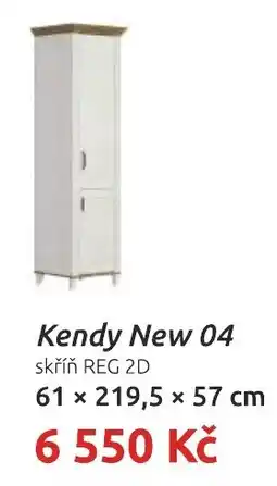 Nábytkáři Čech a Moravy Kendy New 04 skříň REG 2D nabídka