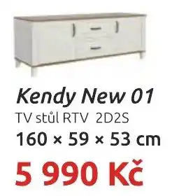 Nábytkáři Čech a Moravy Kendy New 01 TV stůl RTV 2D2S nabídka