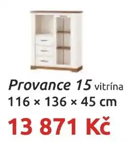 Nábytkáři Čech a Moravy Provanse 15 vitrína nabídka