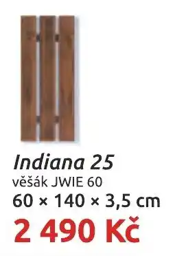 Nábytkáři Čech a Moravy Indiana 25 věšák JWIE 60 nabídka
