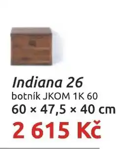 Nábytkáři Čech a Moravy Indiana 26 botník JKOM 1K 60 nabídka