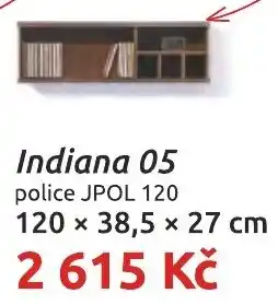 Nábytkáři Čech a Moravy Indiana 05 police JPOL 120 nabídka
