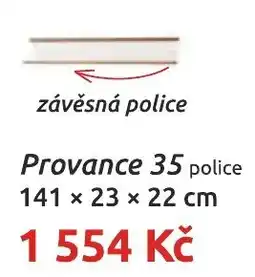 Nábytkáři Čech a Moravy Provance 35 police nabídka