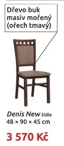 Nábytkáři Čech a Moravy Denis New židle nabídka