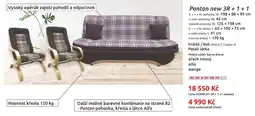 Nábytkáři Čech a Moravy Ponton new 3R + 1 + 1 nabídka