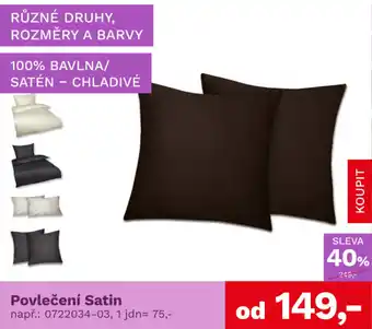 Povlečení Satin