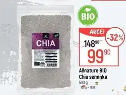 Globus Allnature Bio Chia semínka nabídka