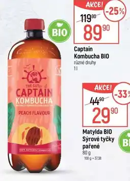 Globus Captain Kombucha BIO nabídka