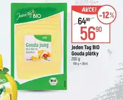 Globus Jeden Tag BIO Gouda plátky nabídka
