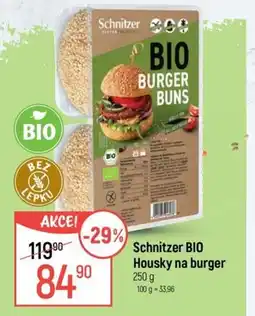 Globus Schnitzer bio housky na burger nabídka