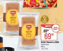 Globus Schär Maestro chléb nabídka