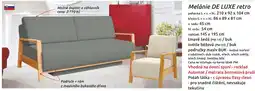 Nábytkáři Čech a Moravy Melánie DE LUXE retro nabídka