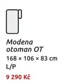 Nábytkáři Čech a Moravy Modena otoman OT nabídka