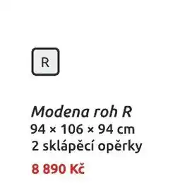 Nábytkáři Čech a Moravy Modena roh R nabídka