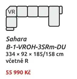Nábytkáři Čech a Moravy Sahara B-1-VROH-3SRm-DU nabídka
