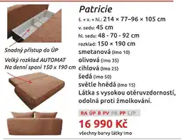 Nábytkáři Čech a Moravy Patricie nabídka
