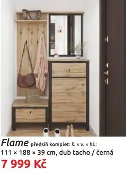 Nábytkáři Čech a Moravy Flame předsíň komplet nabídka