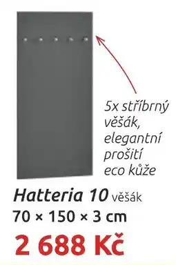 Nábytkáři Čech a Moravy Hatteria 10 věšák nabídka