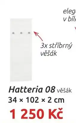 Nábytkáři Čech a Moravy Hatteria 08 věšák nabídka