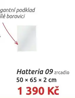 Nábytkáři Čech a Moravy Hatteria 09 zrcadlo nabídka