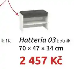 Nábytkáři Čech a Moravy Hatteria 03 botník nabídka