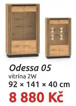 Nábytkáři Čech a Moravy Odessa 05 vitrina 2W nabídka
