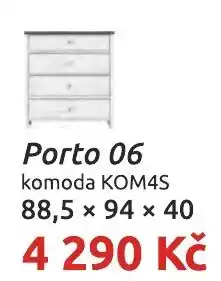 Nábytkáři Čech a Moravy Porto 06 komoda KOM4S nabídka