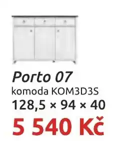 Nábytkáři Čech a Moravy Porto 07 komoda KOM3D3S nabídka