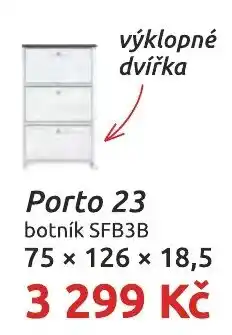 Nábytkáři Čech a Moravy Porto 23 botník SFB3B nabídka