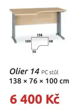 Nábytkáři Čech a Moravy Olier 14 PC stůl nabídka