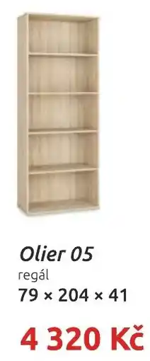 Nábytkáři Čech a Moravy Olier 05 regál nabídka