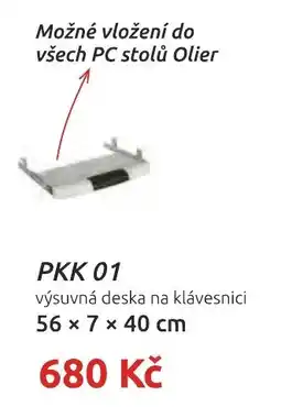 Nábytkáři Čech a Moravy Olier PKK 01 nabídka