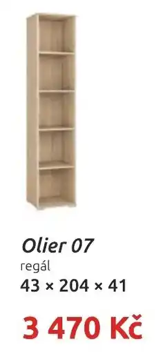 Nábytkáři Čech a Moravy Olier 07 regál nabídka