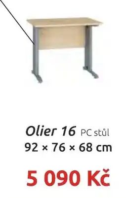 Nábytkáři Čech a Moravy Olier 16 PC stůl nabídka