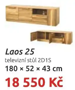 Nábytkáři Čech a Moravy Laos 25 televizní stůl 2D1S nabídka
