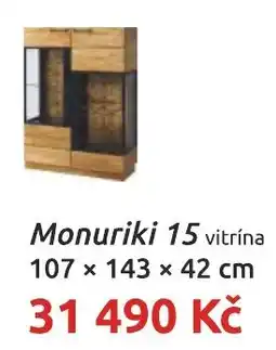 Nábytkáři Čech a Moravy Monuriki 15 vitrína nabídka