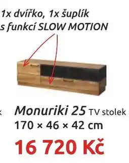 Nábytkáři Čech a Moravy Monuriki 25 TV stolek nabídka