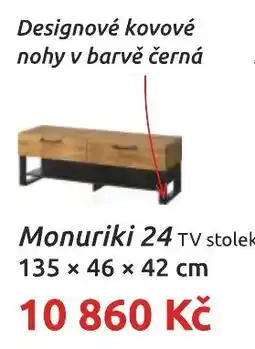 Nábytkáři Čech a Moravy Monuriki 24 TV stolek nabídka